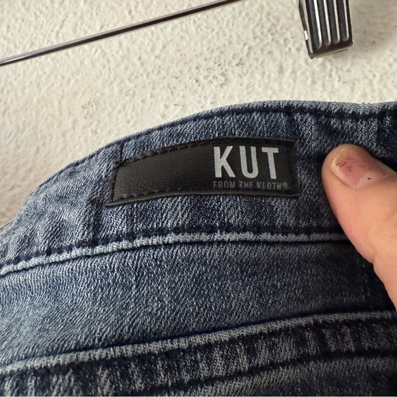 Kut from the Kloth Madeline Boyfriend Denim Plus Short 14 Casual Everyday Style - Picture 10 of 16